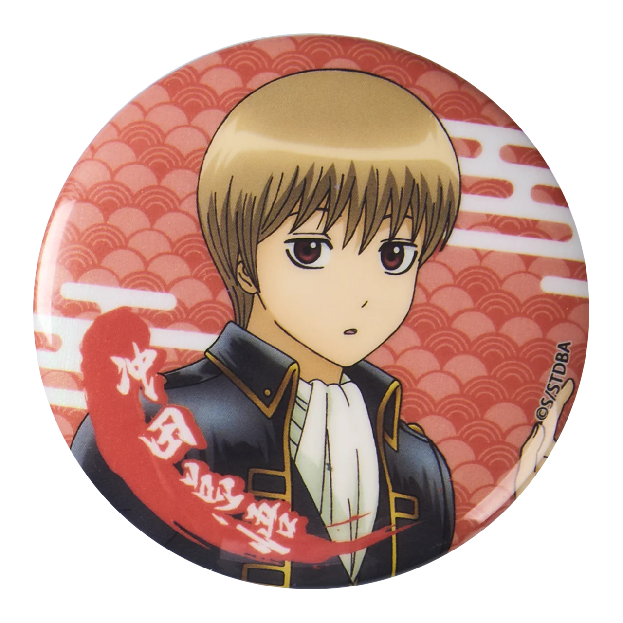 58mm Anime Gintama Sakata Gintoki Hijikata Toushirou Takasugi Shinsuke Cosplay COSTUME Badge Pin SPTE Tinplate Brooch﻿ Prop Gilf