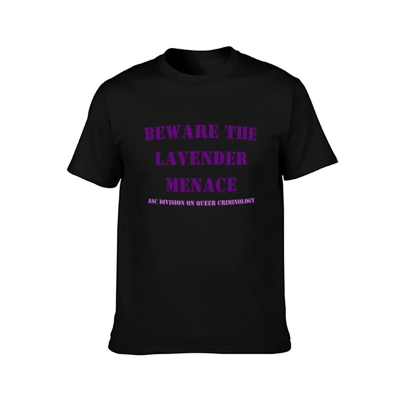 Lavender Menace (Classic) T-Shirt Active Wear Sports for Men T-Shirt