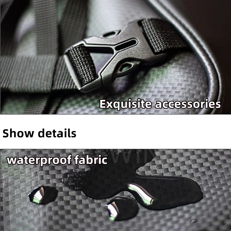 Electric Motorcycle Saddle Bag Scooter Waterproof Side Box Motorcycle Travel Storage Bag Rear Seat Shelf Piggyback Bag Vespa