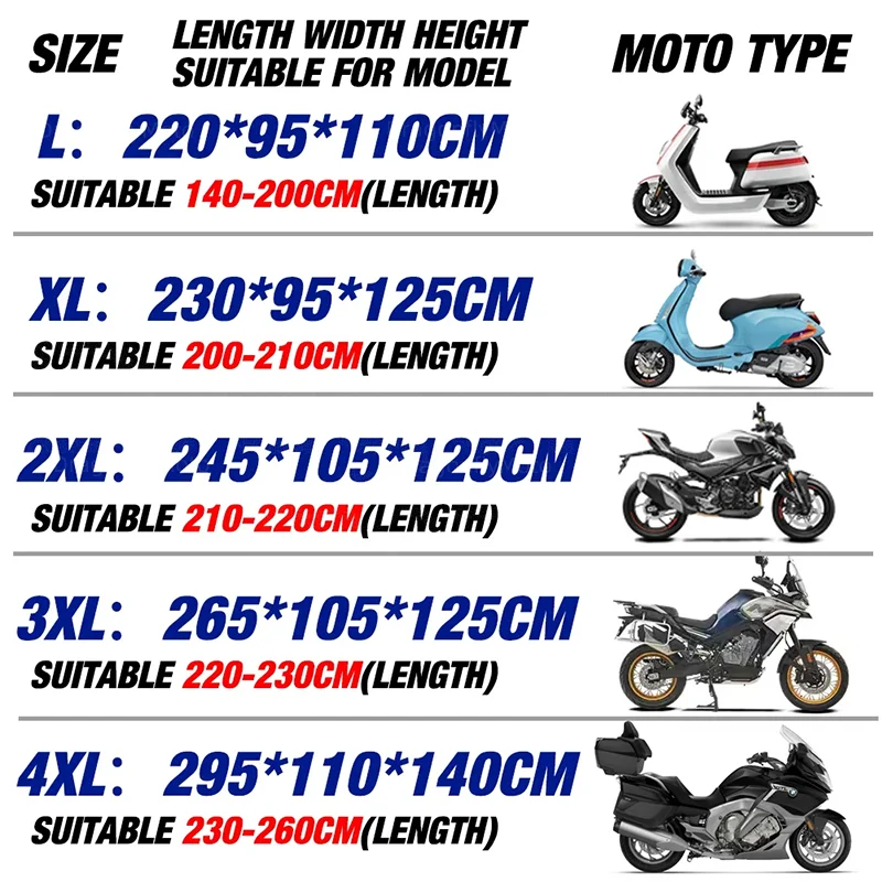For yamaha YZFR3 YZF-R3 YZF R3 2015-2023 2022 2021 2020 190T Waterproof Motorcycle Covers Motors Dust Rain Snow UV Protector