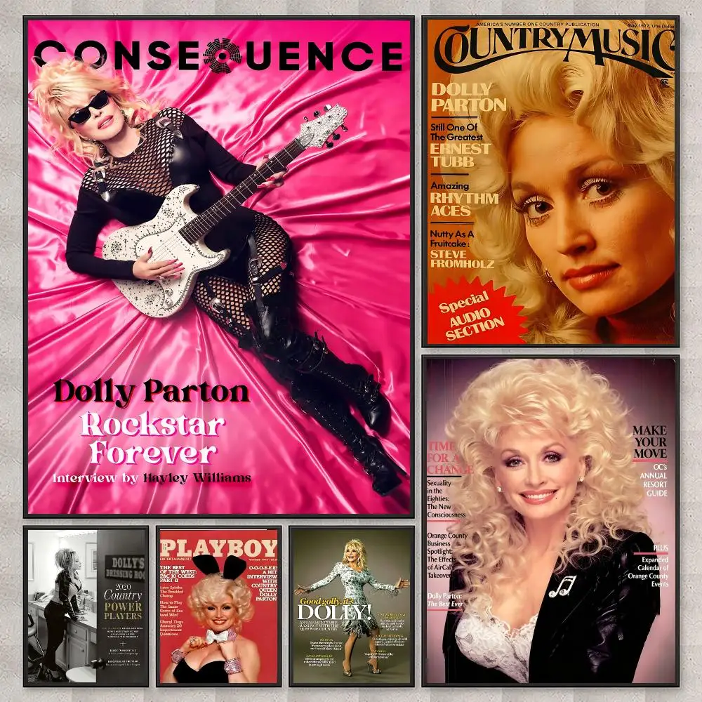 music Dolly Parton New Arrival Popular Art Print Poster HD Wall Art Sofa Home Decor Gift For Fans
