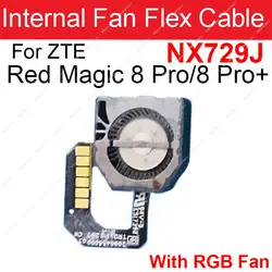 Built-in fan Radiator Heat Sink For ZTE Nubia Red Magic 8 Pro NX729J / 8 Pro+ Plus Cooling Fan Phone Flex Cable Parts