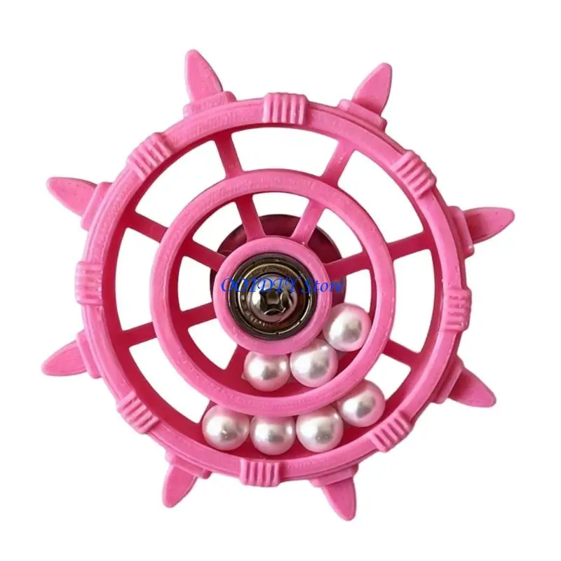 367A Bright Rotating Bird Toy For Sun Conures And Budgies Birds Steering Wheel