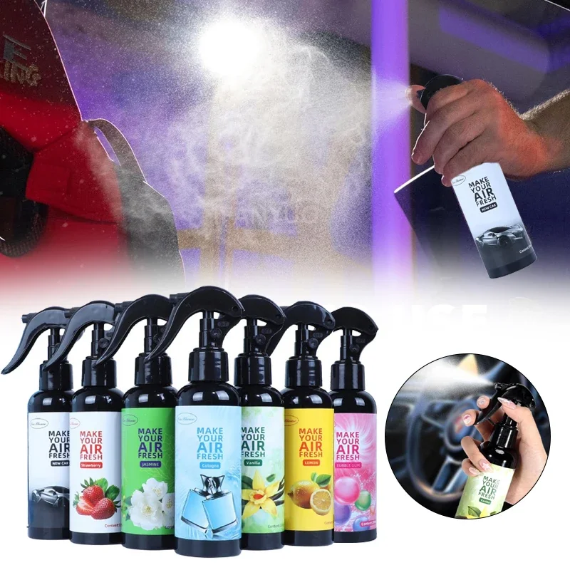 Ambientador montado en vehículo de 150ML, Perfume en aerosol para manos, ambientador de larga duración, purificación de aire para el hogar, Spray Amagi