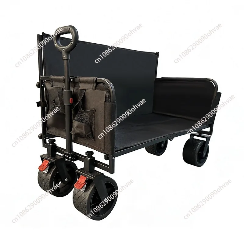 Picture 3: Camping Cart Sofa, Outdoor Camping Camp Vehicle, Multi-functional Picnic Trolley Self-driving Travel Equipment