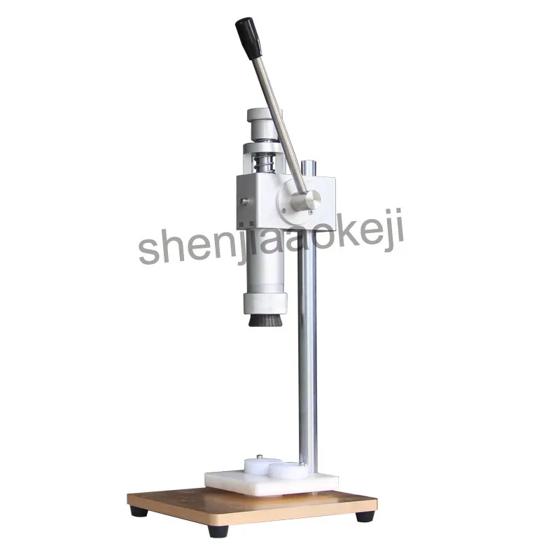1PC Manual Perfume Bottle Crimping Machine Bench-top Vial Crimper Cappress Perfume Capper Manual Aluminum Cover Sealing Machine