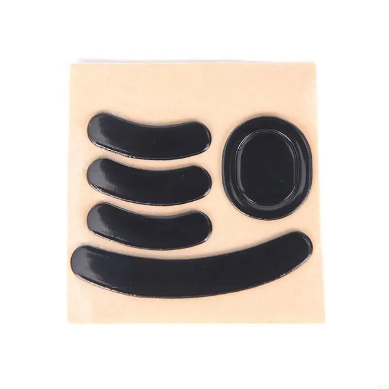 1Setマウスフィートマウススケートステッカーパッド丸いグライドカーブドエッジフィート交換Gプロワイヤレスマウス