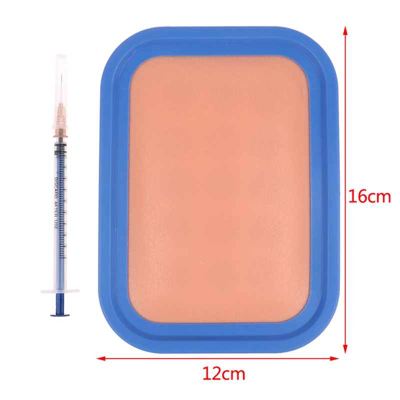 Nurses Learn Intravenous Venipuncture IV Injection Training Package Pad Silicone Wound Skin Suture Training Model