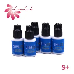 5 Bottles Korea Sky Glue S+ for Eyelash Extensions Adhesive 5ml Black Cap False Lash Glue Tools Beauty Makeup Professional