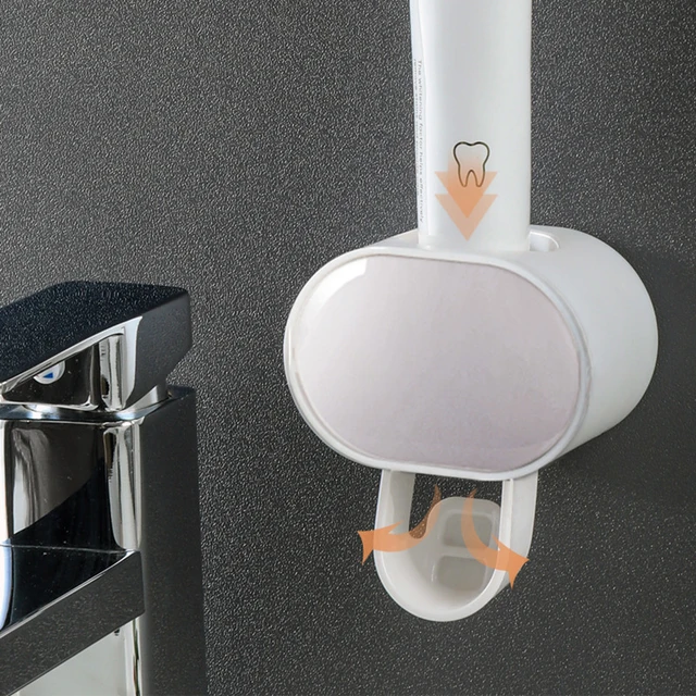 Toothpaste Squeezer Wall suction Squeezer Household Perforated 1