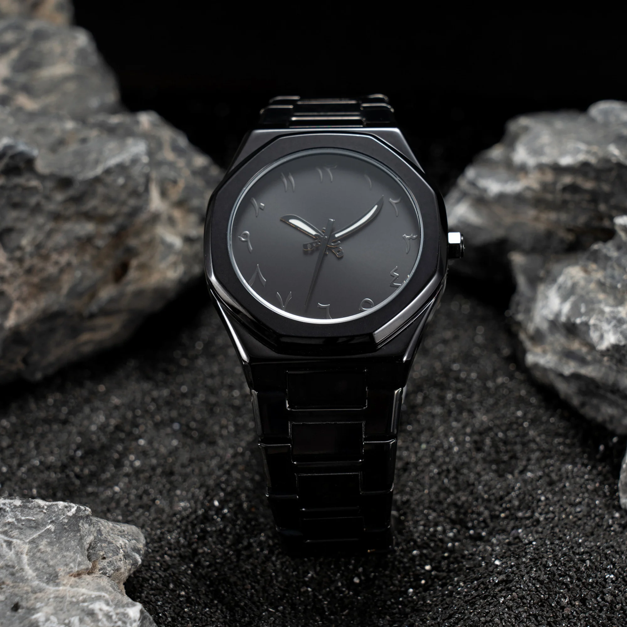 Men Octagonal Case Quartz Watch Minimalist Business Casual Male Waterproof Unique Fashion Gift For Gentlemen Daily Office