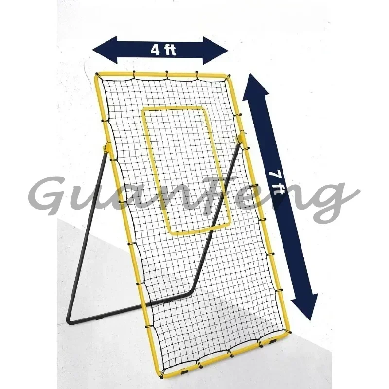 Outdoor Portable Multi Sport Rebounder Net, Versatile Rebound Net for Volleyball, Football, Baseball and Tennis Training