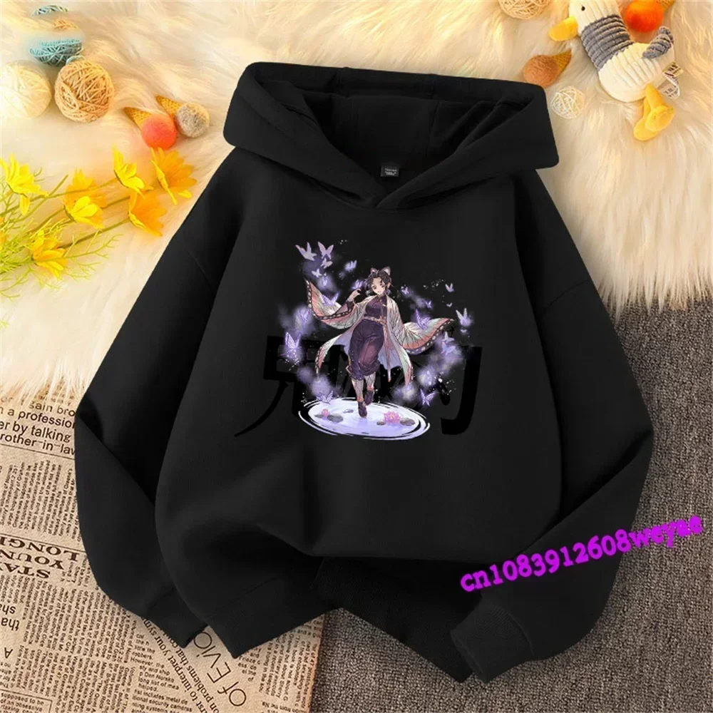 Demon Slayer Spring And Autumn Children Boys And Girls With Hoodie Sweater Top Cartoon Printing Children\'s Sportswear Coat Baby