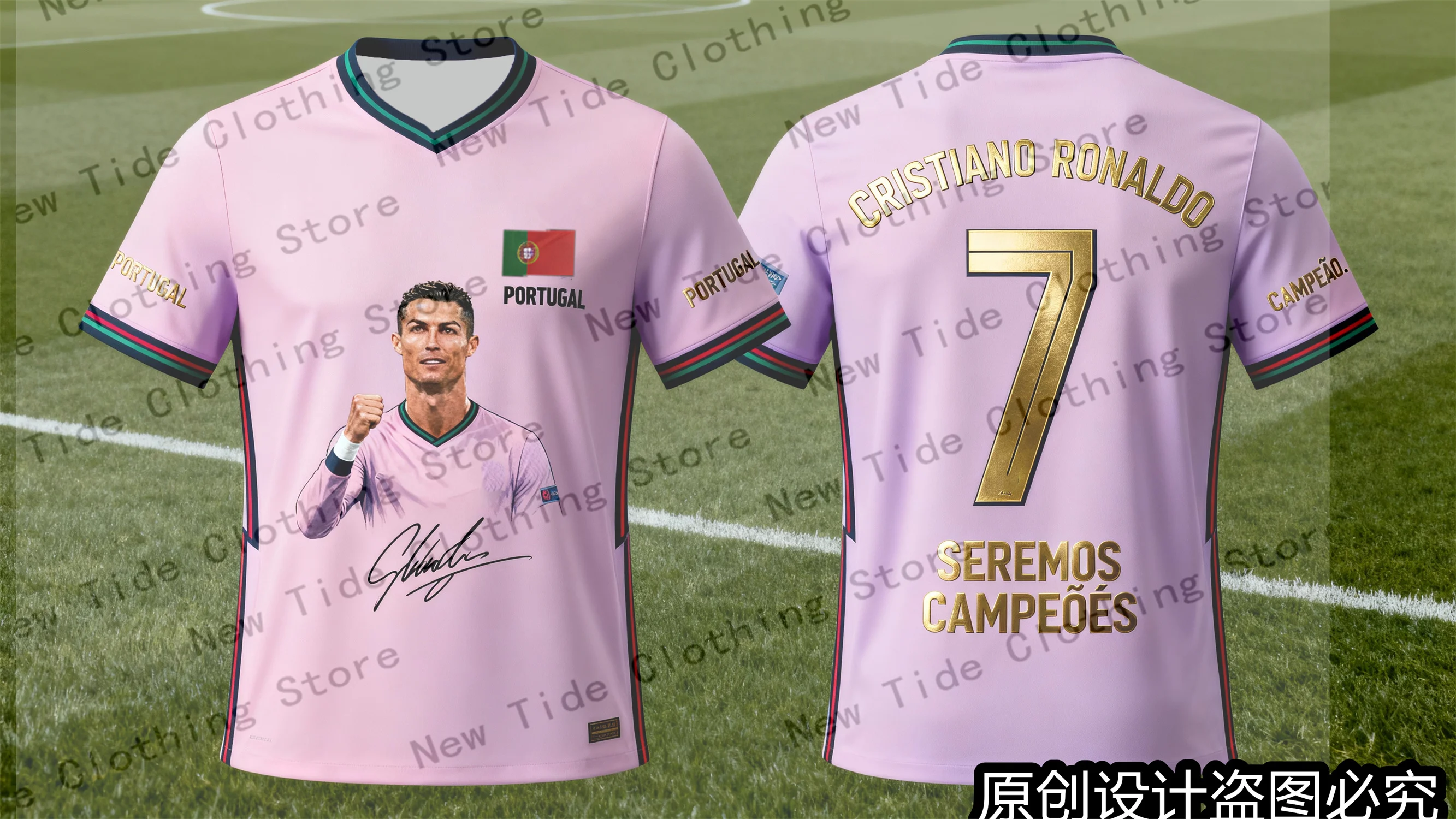 تصميم حصري 2026 CR7 جيرسي تي شيرت تذكاري لمحبي الرجال - إصدار محدود لمحبي كرة القدم متاح 2 #3