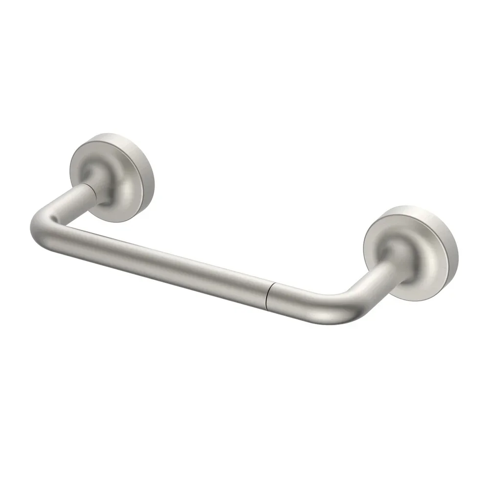 Настенный держатель для туалетной бумаги, чистый современный дизайн, отделка из атласного никеля, удобная структура, простая установка, аксессуар для ванной комнаты