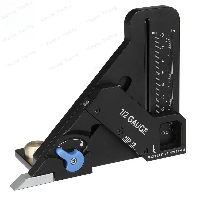 

1/2 Gauge Aluminum Alloy Precision Automatically Center Find 1/2 Finder Marking Measuring Tool