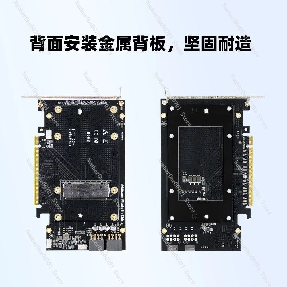 V100 SXM2 to PCIe x16 Adapter Card, GPU Riser Converter for V100 SXM2 Module, Server Graphics Adapter