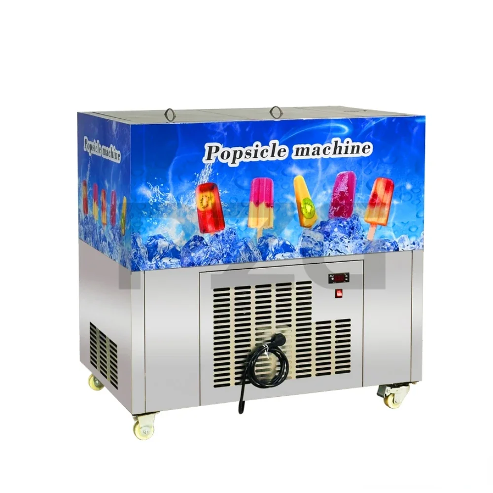 110V 220V 4 Molds Ice Loly Brine Machine Making Popsicle Moulds Machine To Make Ice Lolly Pop Maker Ice Popsicle Machine