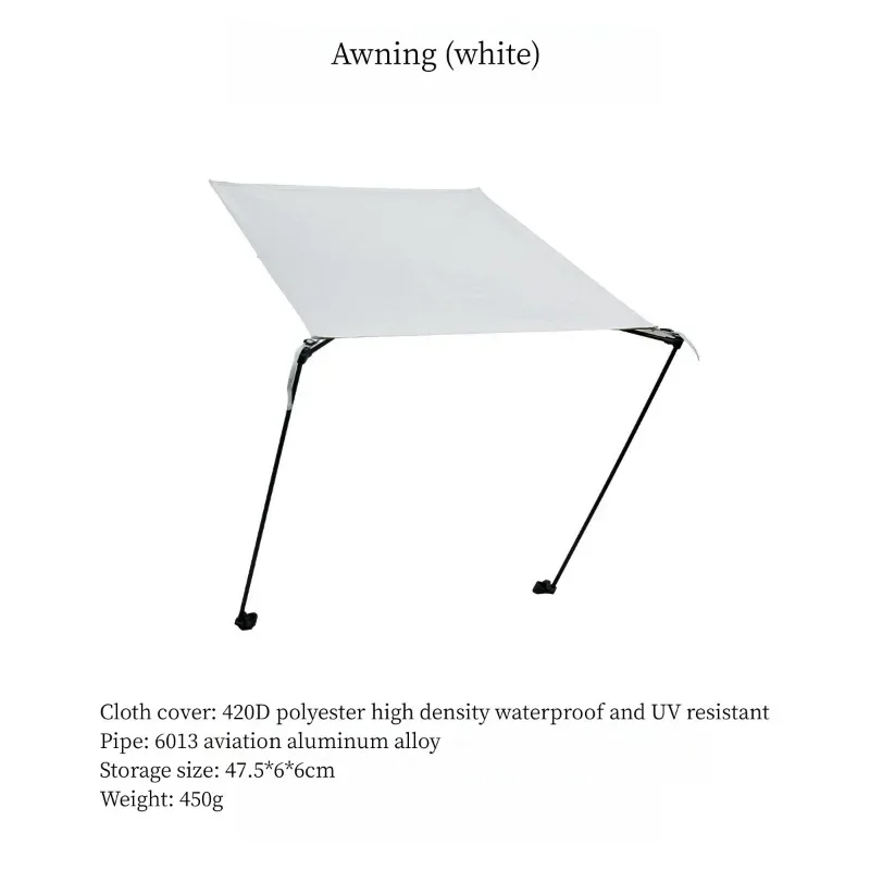 Imagem -06 - Outdoor Folding Lua Cadeira Toldo Camping Canopy Cadeira Lua Portátil Sombra Pergola Novo