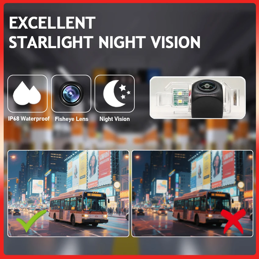 

HD 1080*720P 170 ° Камера заднего вида с объективом типа «рыбий глаз» и ночным видением для автомобилей Volvo S80L, S40L, S80, S40, S60, V50, V60, XC90, XC60, C70