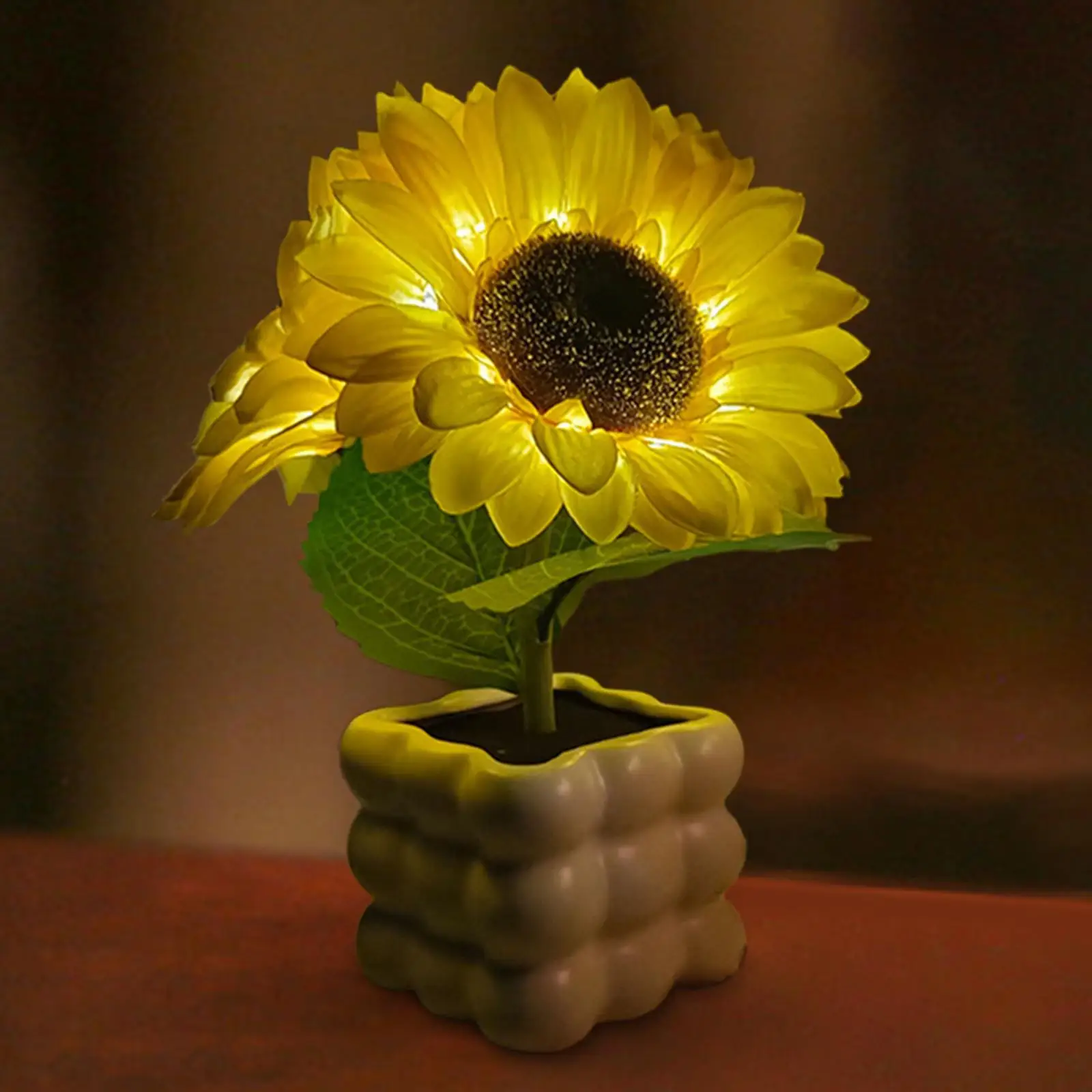 Sunflower Flower Lamp Creative Nightlight for Bedroom Mother's Day Home
