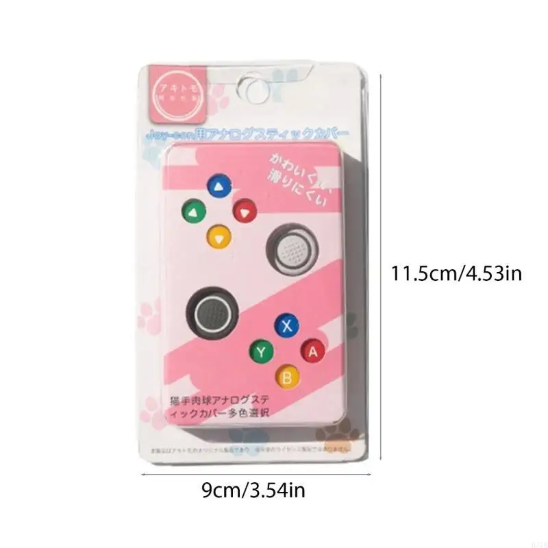 Conjunto H37B 10 piezas joystick silicona para cubierta llave direccional reemplazo del controlador del