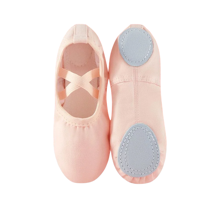 Zapatillas de Ballet para niñas, zapatillas de baile para mujer, zapatillas de baile de lona con suela suave, zapatillas de Ballet para niñas pequeñas