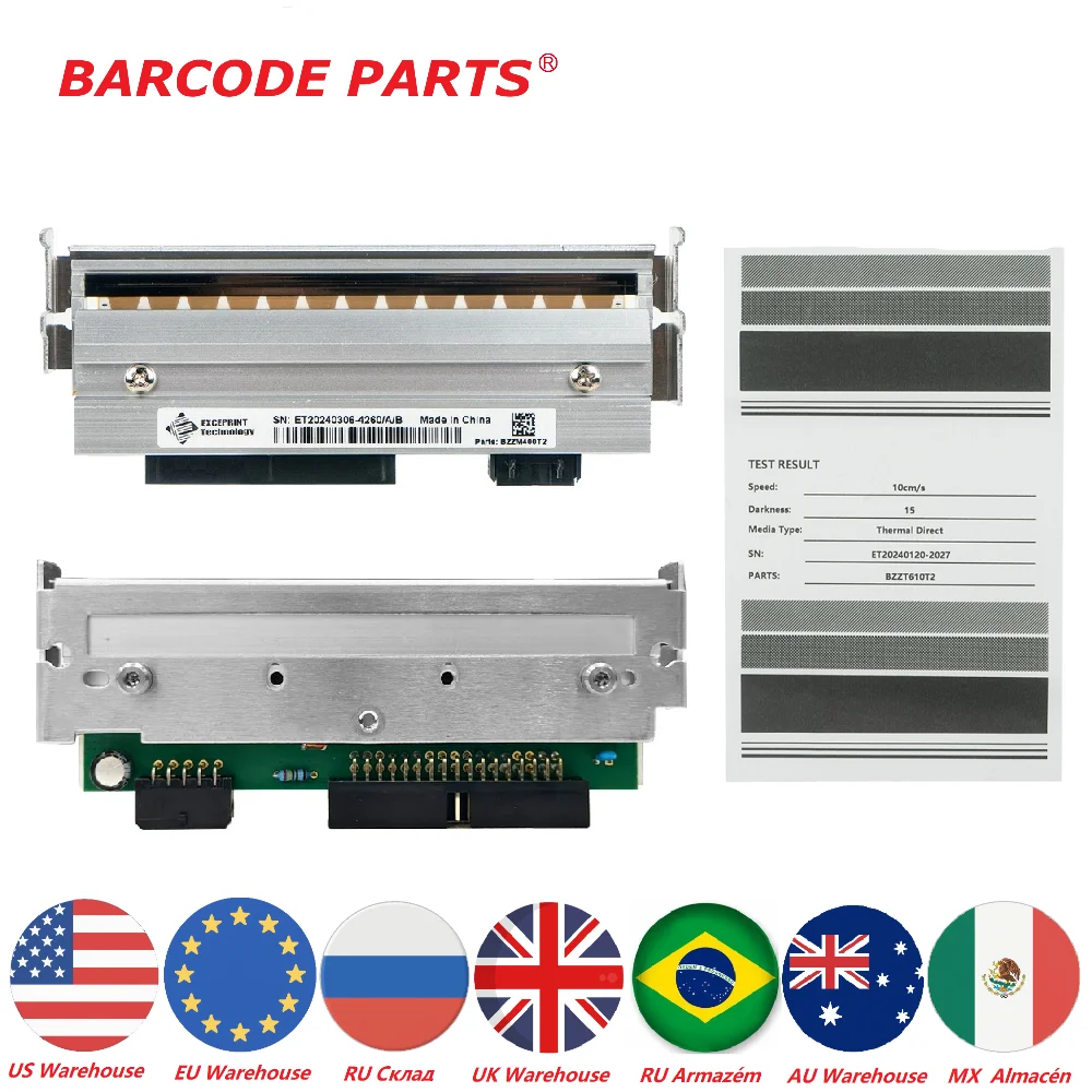 

NEW ZM400 Thermal Transfer Printhead for Zebra ZM400 Barcode Printer 203DPI Kit Print Head 79800M