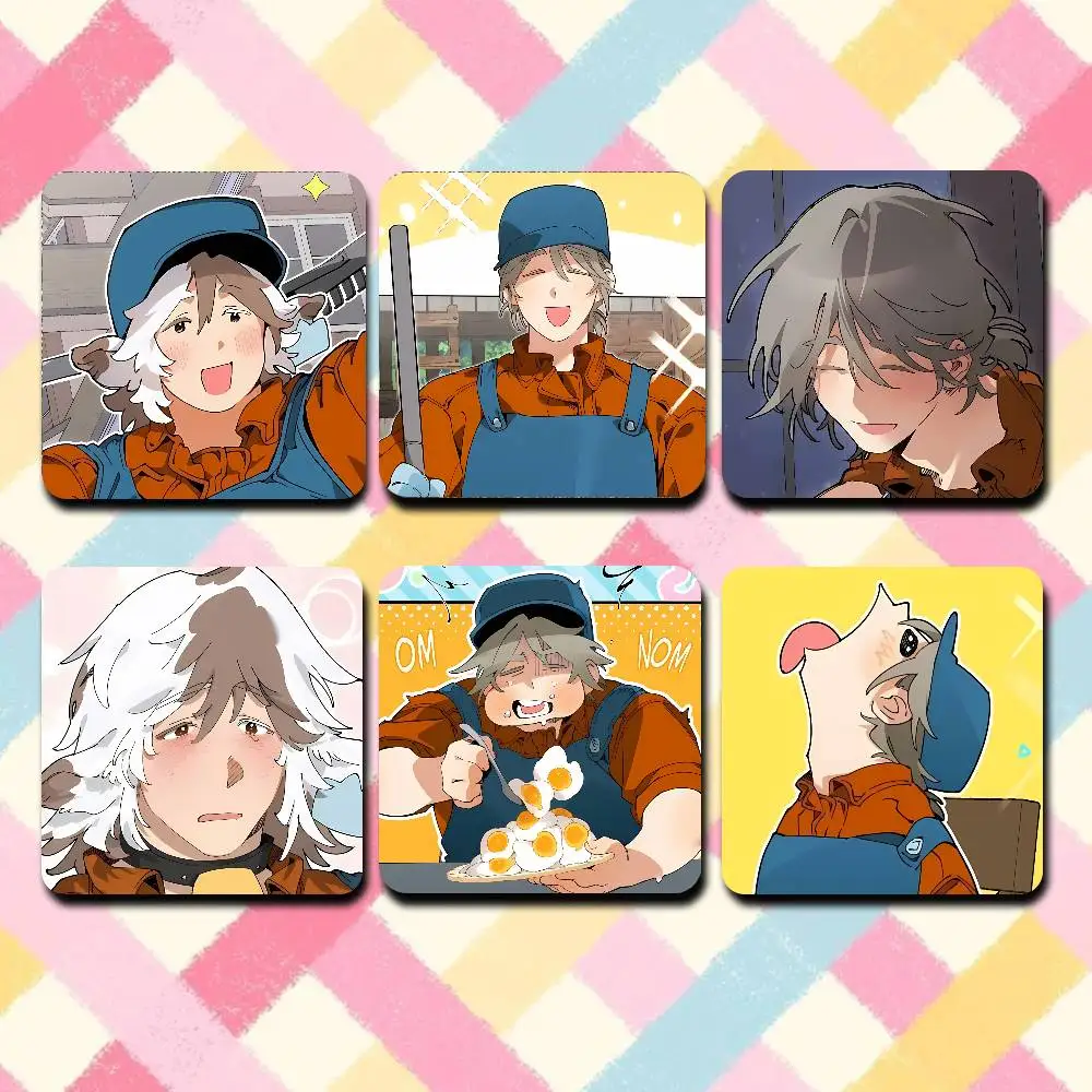 

M-Manhwa Mr As Farm Cute Cartoon Anime Refrigerator Magnets Soft Magnetic Heat Transfer Refrigerator Magnets Gift