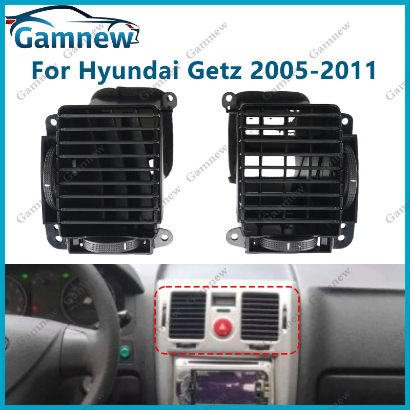 

Вентиляционное отверстие кондиционера для Hyundai Getz 2005-2011, решетка воздуховода для стайлинга автомобиля