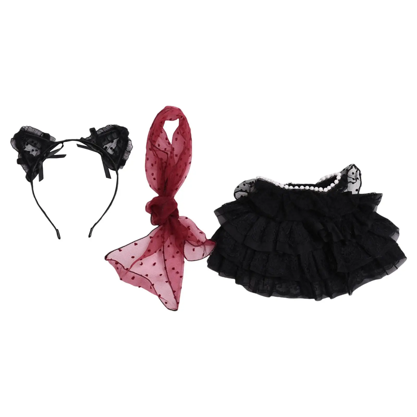 

Doll Lace Tulle Skirt ,Doll Clothes Accs, DIY Doll Girl Doll Costume Outfits, for 38cm Dolls Dress up Girls Dolls