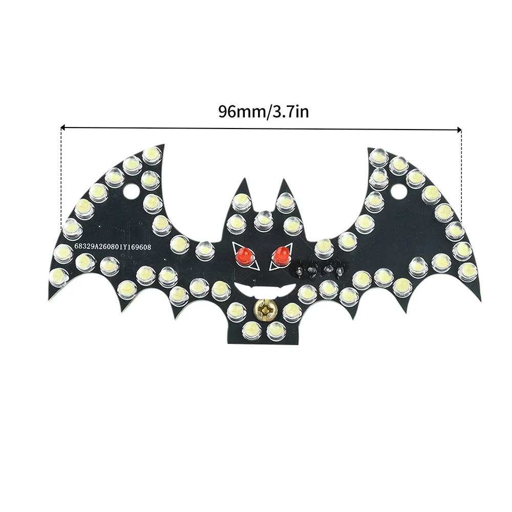 Bat LED Light DIY Electronic Kit Touch Switch Fun Electronic Soldering DIY Kit for Halloween Soldering Practice Type C