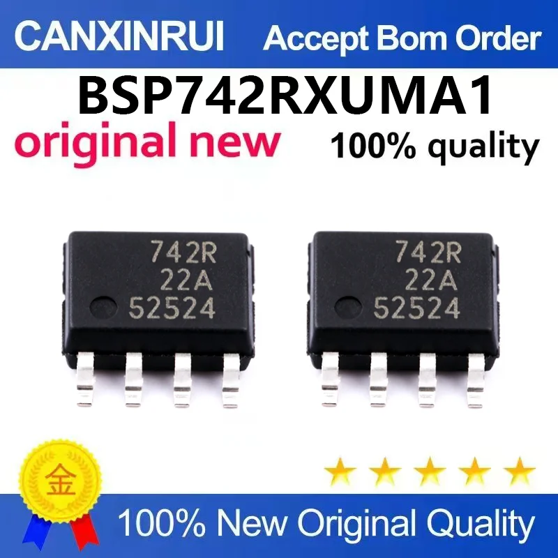 (5pcs-100pcs)Brand new original BSP742RXUMA1 silk screen 742R SOP8 power electronic switch