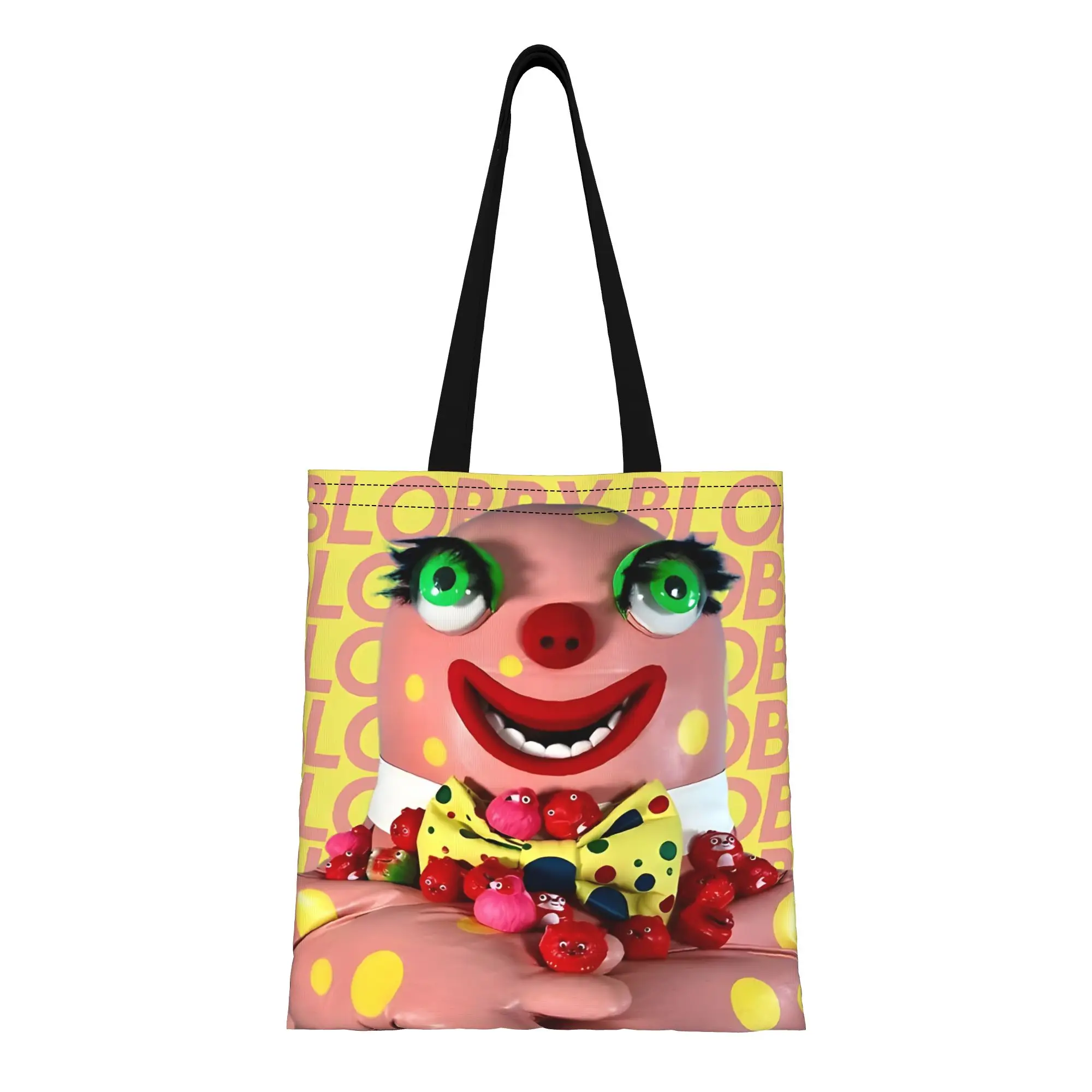 

1 шт. холщовая сумка-тоут большой вместимости, прочная, для улицы, модная, в стиле B-Blobby