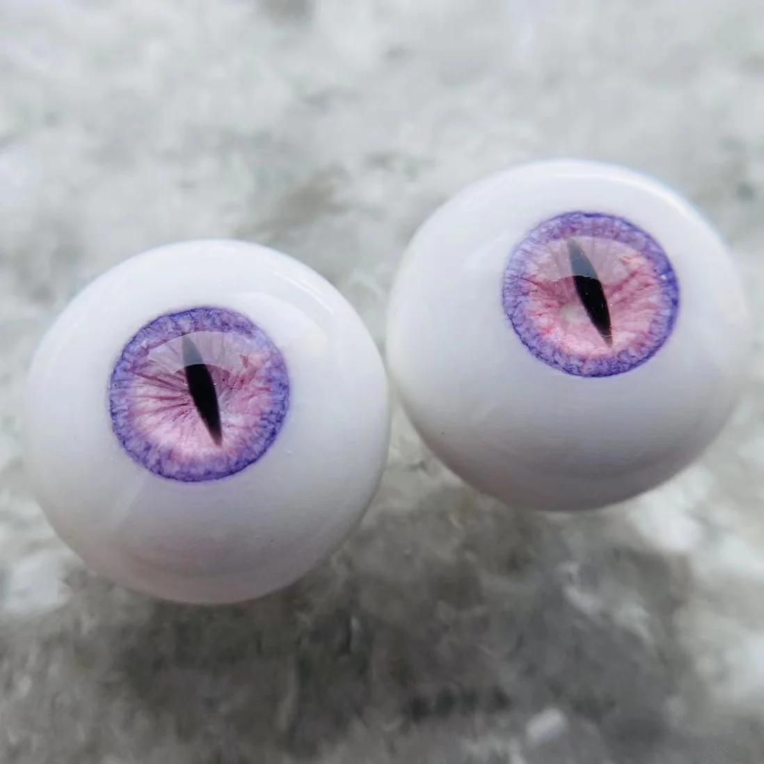 

Purple BJD Eye OB11 Resin Eyeball Mei Jie Pig 1/3 1/4 1/6 1/8 Doll Eyes，The Beast's Pupils Are As Transparent As Water