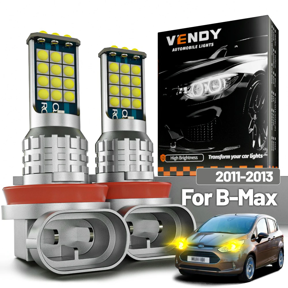 

2 шт. светодиодные противотуманные фары для Ford B-Max B Max 2011 2012 2013, аксессуары Canbus
