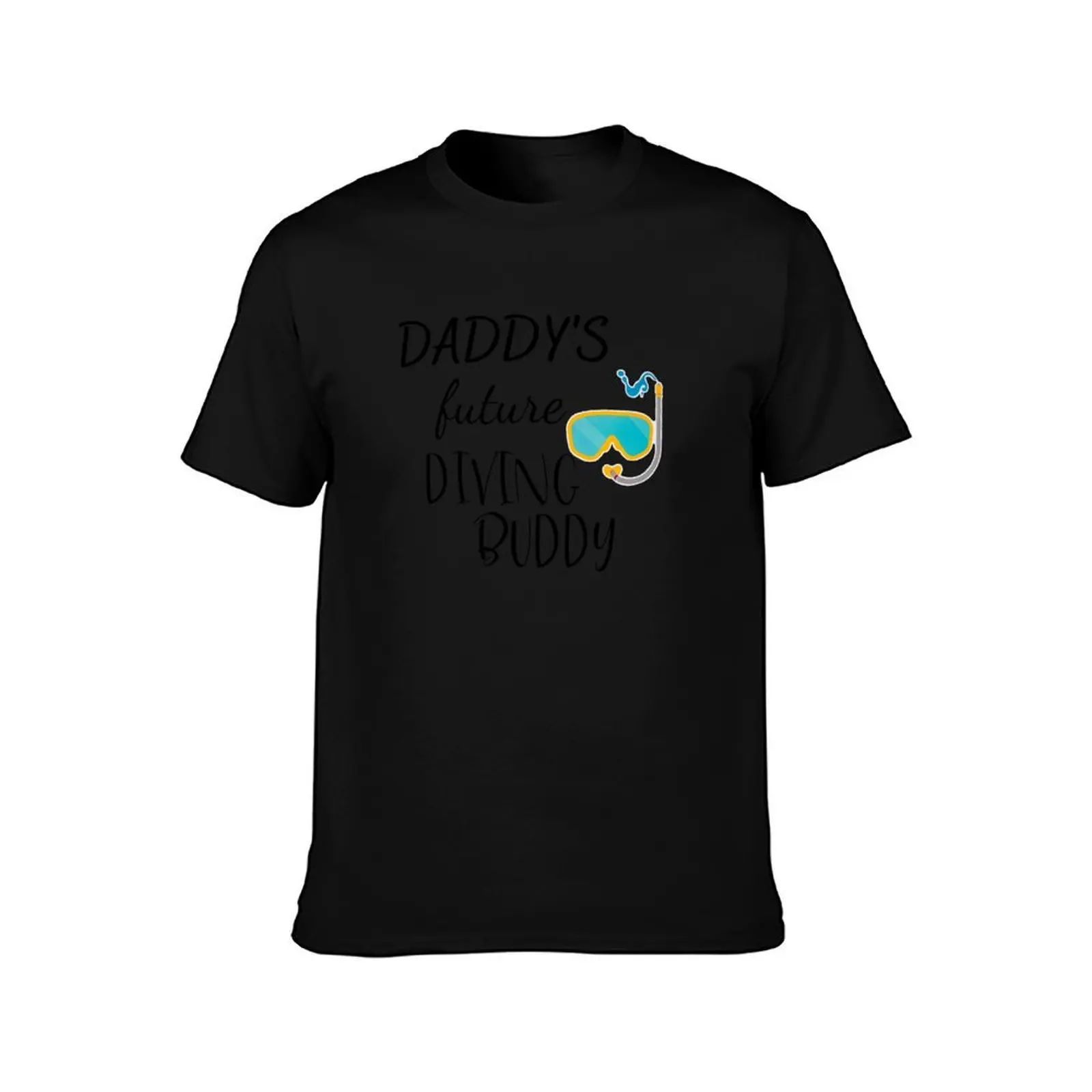 Daddy's Future Diving Buddy T-Shirt Basic Casual Short Sleeve Cotton Shirt T-Shirt
