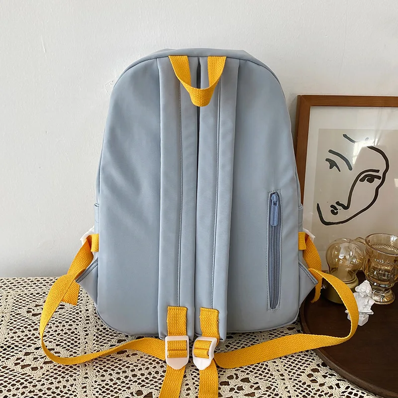 Schoolbag Female Junior High School Student Large-Capacity Backpack Contrast Color Backpack  bags for women backpack for school