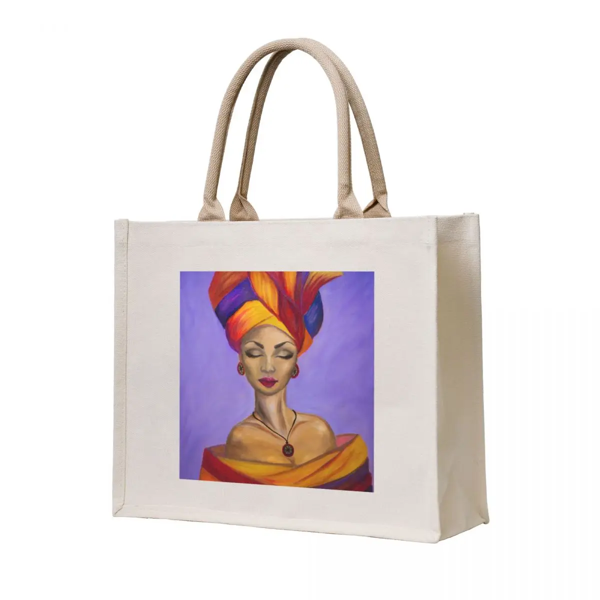 

African Queen Tote Bag shopper bag women canvas tote bags aesthetic Large bags for women