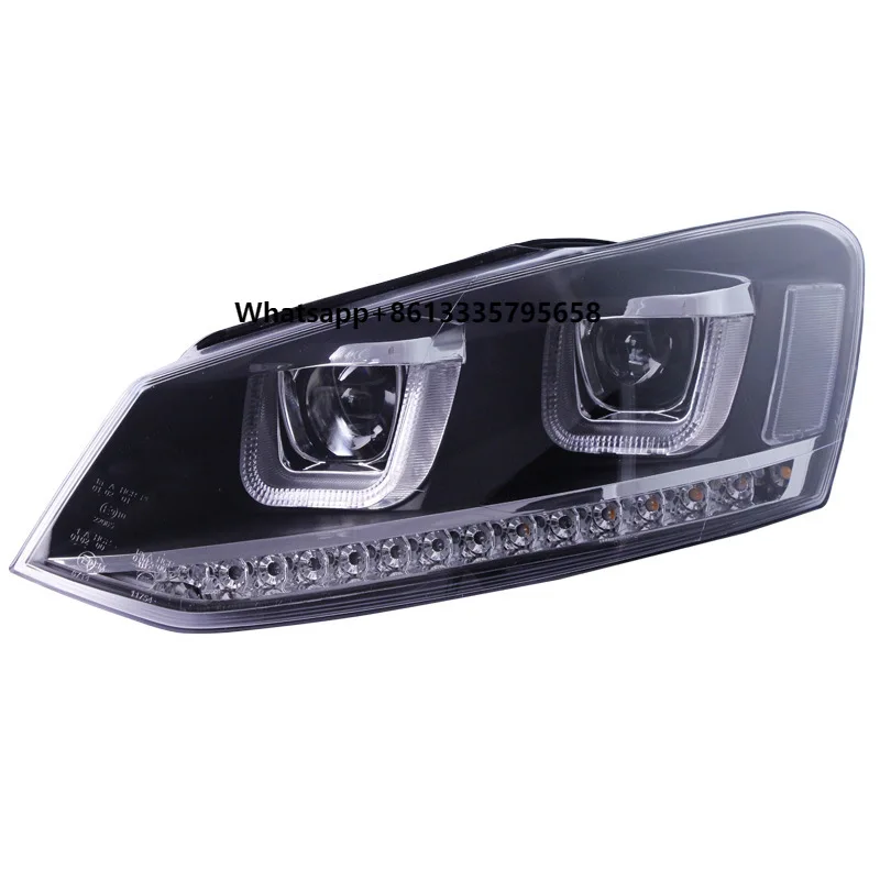 

LED Headlight Head Lamp for 2011-2018 VW Polo Mk5 V W Auto Cars Body Kit Taillights Halogen & Xenon Headlights