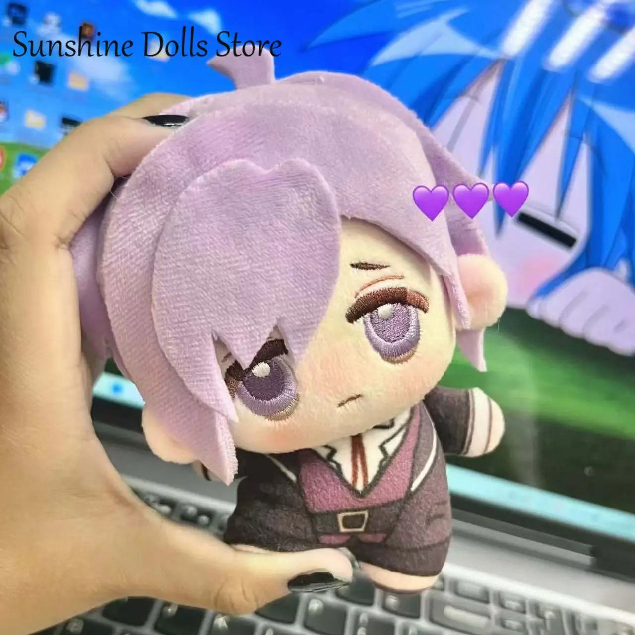 

Anime Role Sakamaki Kanato Cute Print Cotton Doll Starfish Body Plush Pendant Toys Cosplay 10cm Dango Mascot Anime Gift