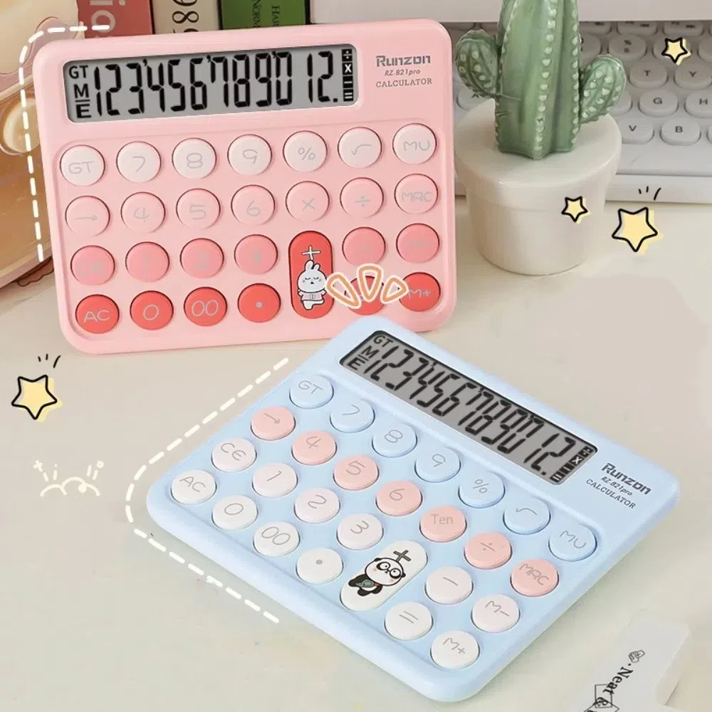 

Милый компьютер с большим клавишами, механическая точечная клавиатура с большим дисплеем, школьные принадлежности, канцелярские принадлежности для студентов/финансов