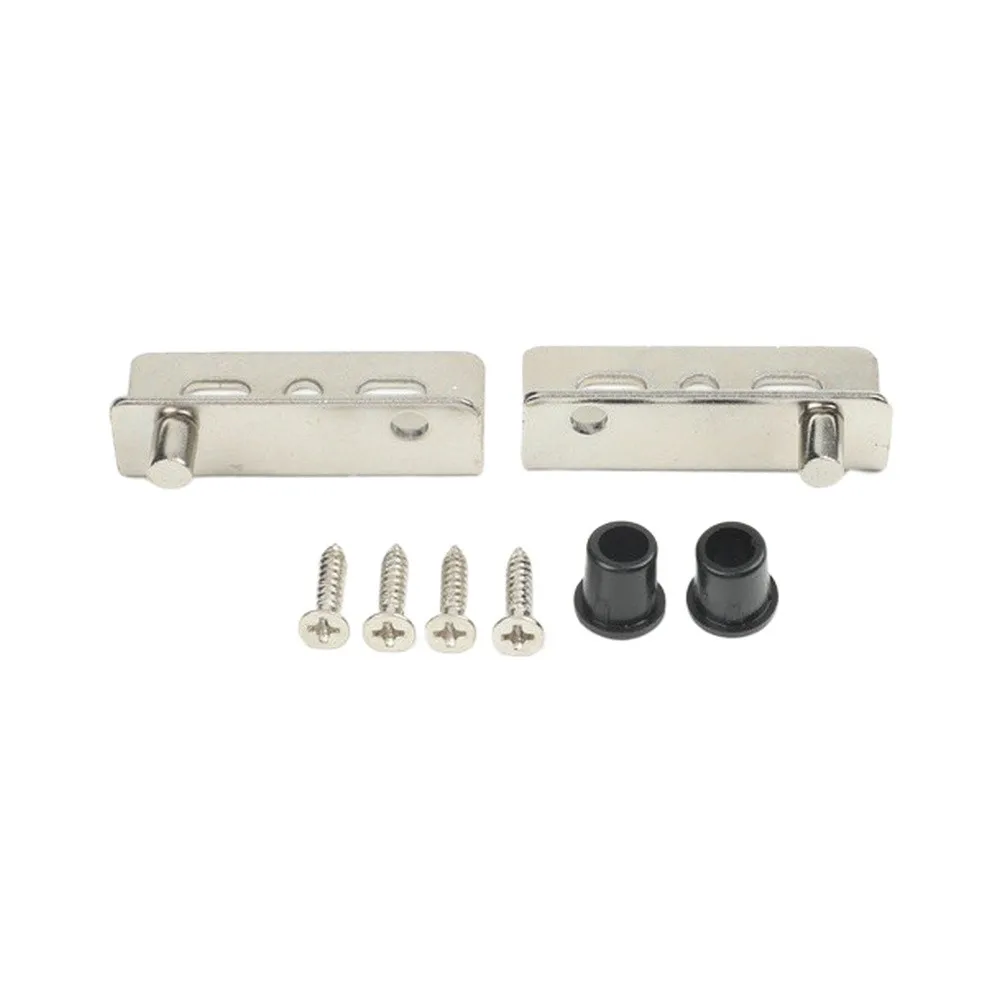 Concealed Pivot Hinges Set 2pcs for Wooden Doors and Cabinets Built with Iron Material and Bushing-Enhanced Shaft Mechanism