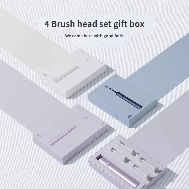 2022 Xiaomi Mijia โซนิคไฟฟ้าแปรงสีฟัน T302ในครัวเรือนกันน้ำชาร์จนักเรียนแปรงสีฟันหัวแปรงนุ่มสำหรับ Home