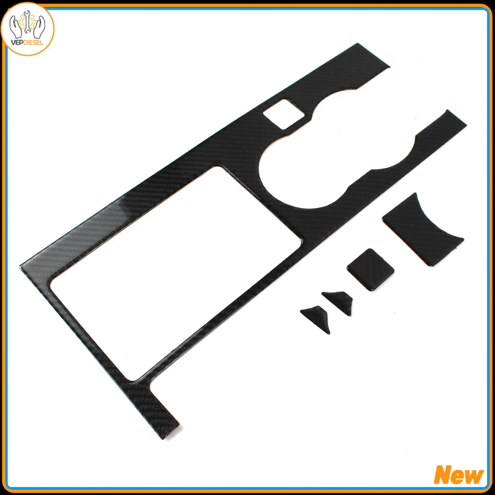 

Carbon Fiber Gear Shift Panel Interior Decorative Trim For Ford Mustang 2005-09 Car Interior Parts Brand NEW