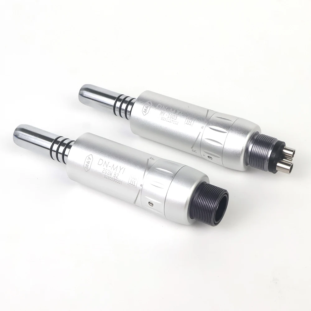 Electric den tal Slow Low Speed E-type Metal Air Motor 4HOLE Handpiece Fit Micromotor