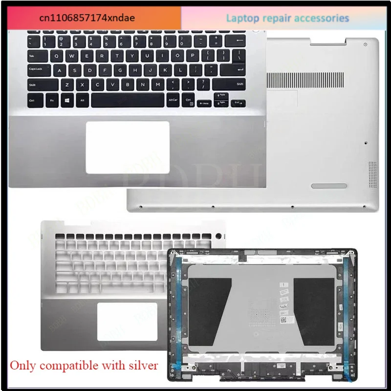 For F H Laptop LCD Back Cover/Palmrest/Bottom Case / Keyboard For Inspiron 14 5481 5482 2 in 1 P/N 041KVJ 01K3JR 00V9J6
