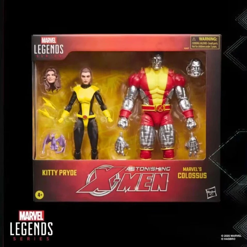 Echte Marvel Legends X-Men Colossus und Shadowcat 2er-Pack Kitty Pryde Modell Garage Kit Anime Peripherie Actionfigur Geschenk