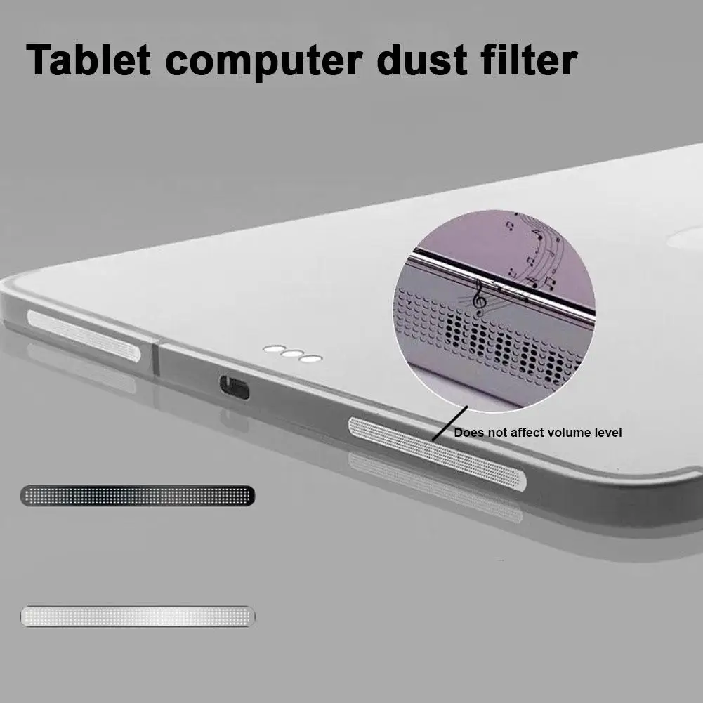 For iPad Pro 2024 Tablet Speaker Earpiece Dustproof Integrated Port 11/13 Sticker Metal Anti-dust Inch Net Charging O0X1