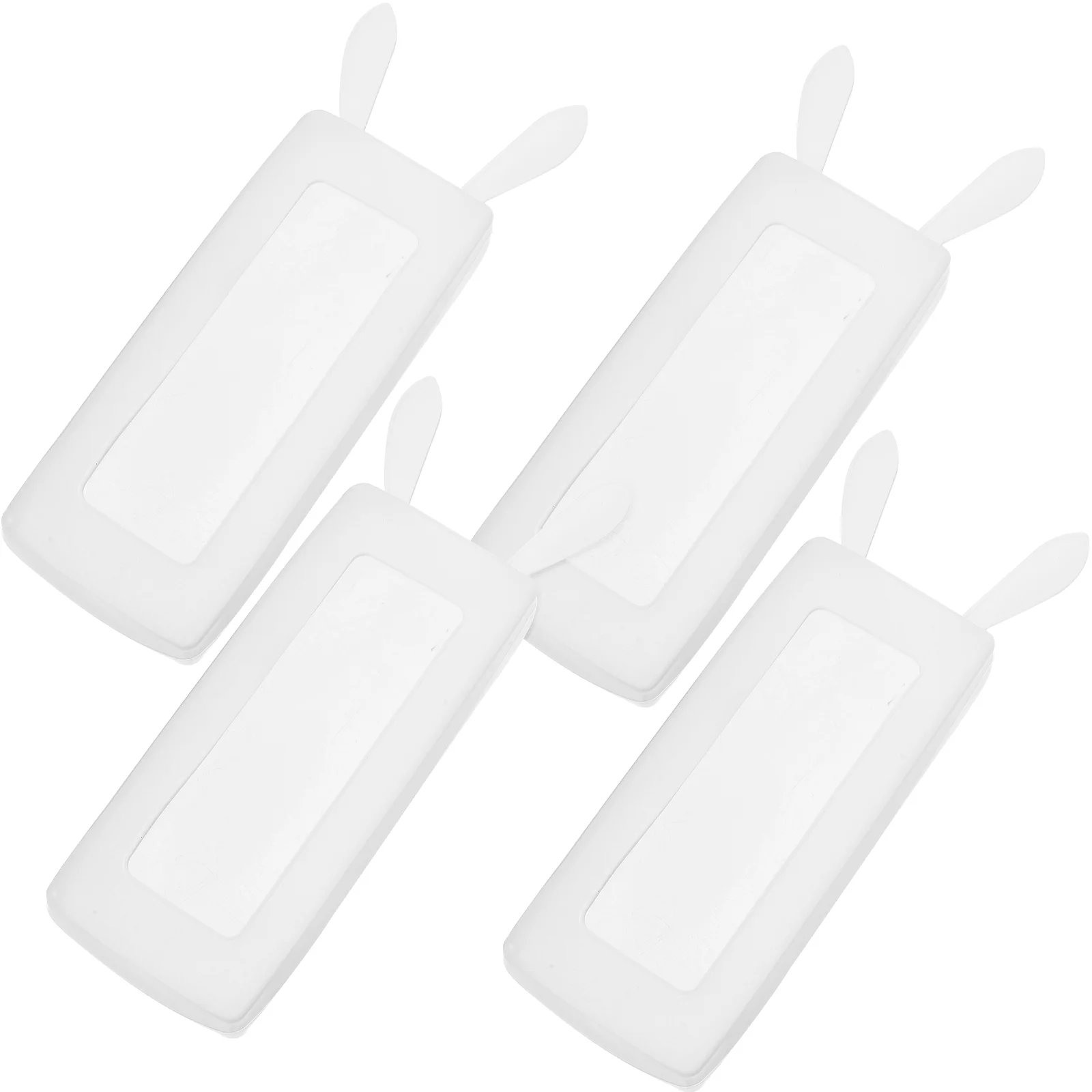

4 Pcs Rabbit Remote Cover Glow Controller Silicone Protector Case Silica Gel Replacement Sleeve Baby Universal